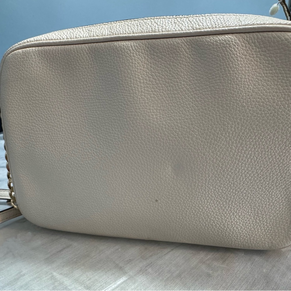 Michael Kors Ivory Crossbody Bag with Gold Accents - Picture 11 of 11